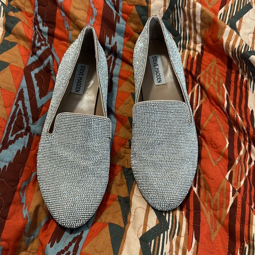 COPY - Steve Madden Rhinestone Loafer Size 8